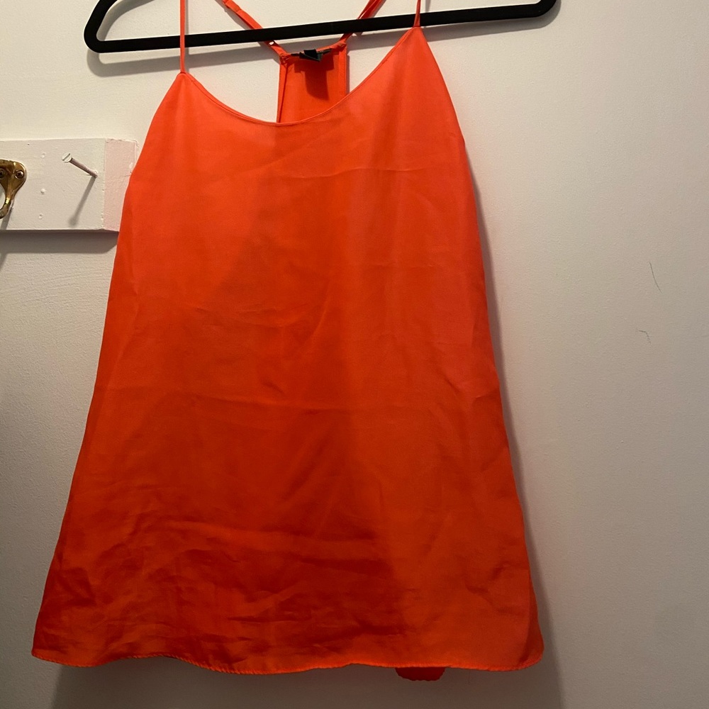 Neon Orange JCrew Cami